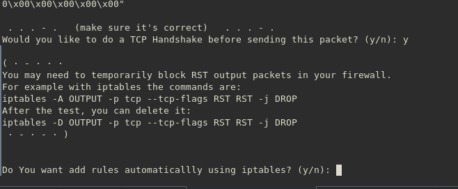 tracevis tcp handshake iptables rule is needed in Linux with kernel version > 5