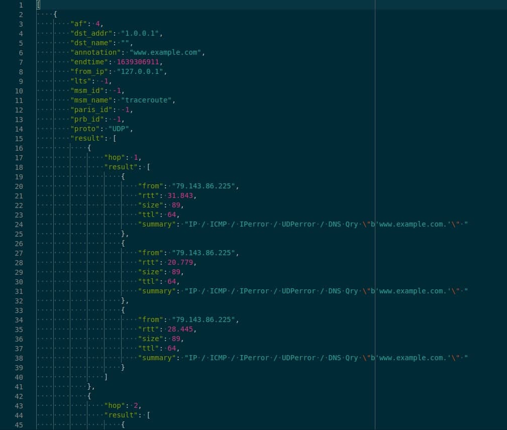tracevis measurement json file